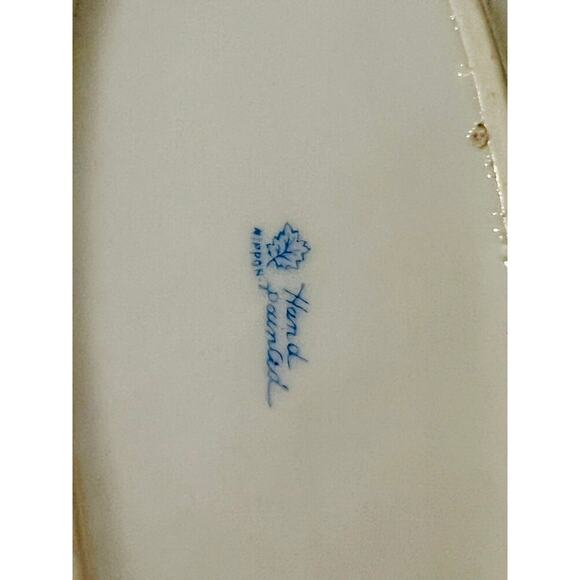Noritake Nippon Set of 2 Platters-14'' & 11''-Antique Hand Painted-Serving-China - Picture 3 of 10
